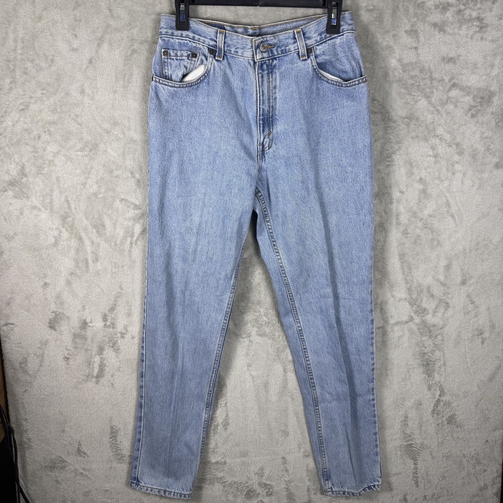 Vintage Levis 550 Jeans Womens 11 Jr Large Relaxed Fit Tapered USA 90s‎ Denim